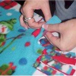 fleece tied blanket